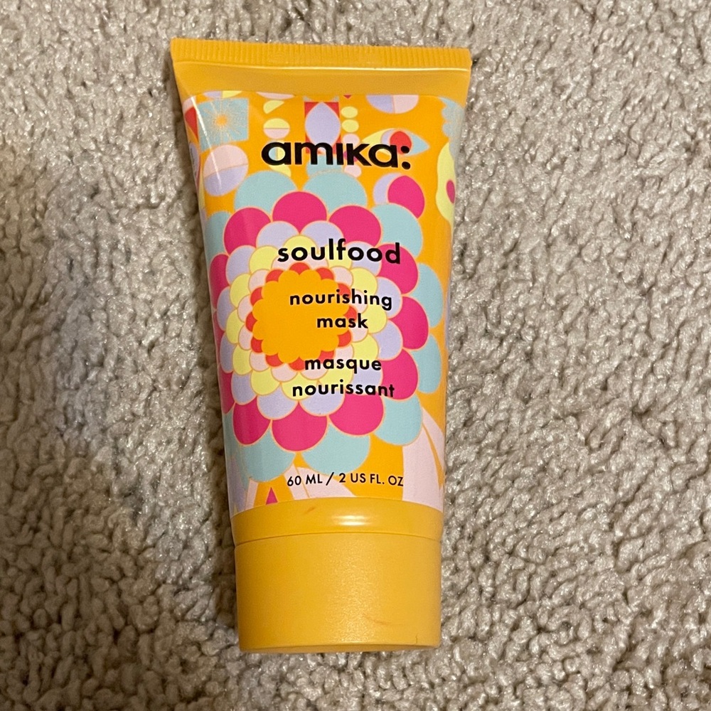 Amika Soulfood Nourishing Mask - Yellow and Pink Design